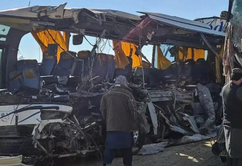 Ауғанстанда автобус аударылып, 25 адам қаза тапты