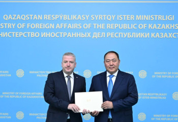 New Ambassador of Georgia presented copies of credentials at Kazakhstan’s FM