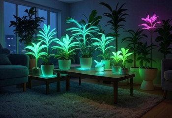 Биотехнологи создали светящиеся комнатные растения