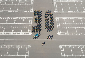 Ұлттық ұлан Конституцияның 30 жылдығын ерекше акциямен атап өтті