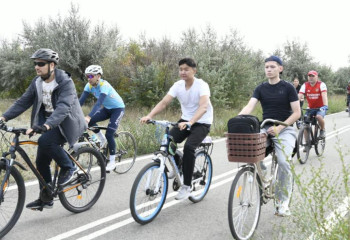 Астанада Конституция күніне орай велошеру өтті