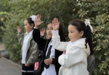 Жетісу полицейлері балалар жол қауіпсіздігіне жапондық әдіс енгізуде