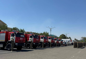 Таразда құтқарушылар жаңа техника мен форма алды