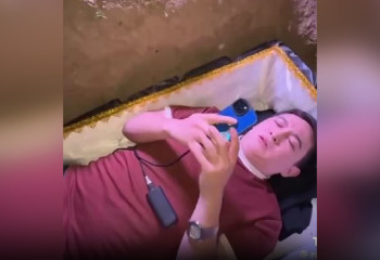 Блогер из Алматы закопал себя заживо ради внимания в соцсетях
