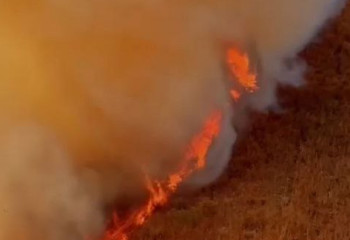 Үшқоңыр тауларында ірі табиғи өрт сөндірілді