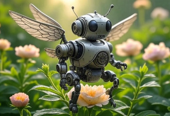 Роботы-пчёлы будущего: MIT создаёт дронов для опыления на Земле и Марсе