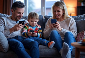 Дети перенимают сидячие привычки только у неактивных родителей