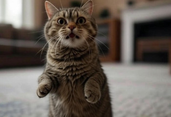 «Мы здесь»: семейный ритуал с участием кошки превратился в традицию