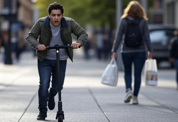 В Алматы самокатчики сбили женщину: эксперты требуют запретить езду по тротуарам