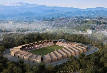 Жапонияда ағаштан жасалған ерекше футбол стадионы салынады