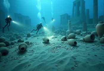 Артефакты из глубин: у Александрии обнаружили руины древнего курорта