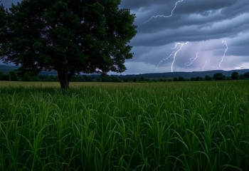 Штормовое предупреждение на 10 сентября охватило почти все регионы Казахстана