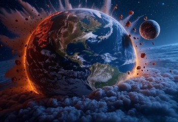 Земля стала обитаемой благодаря столкновению с древней протопланетой
