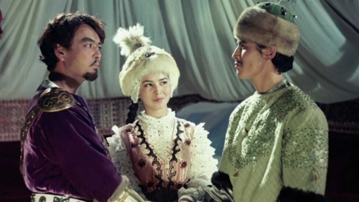  Видеодан алынған кадр/«Қыз Жібек» фильмі 