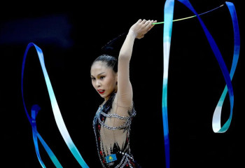 Көркем гимнастика: Айбота Ертайқызы Гран-приде екі медаль жеңіп алды