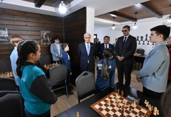 Президент Ақмола облысындағы Шахмат үйіне барды