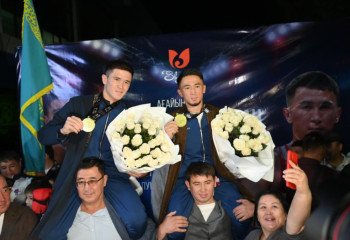 Шымкентте әлем чемпиондарына құрмет көрсетілді