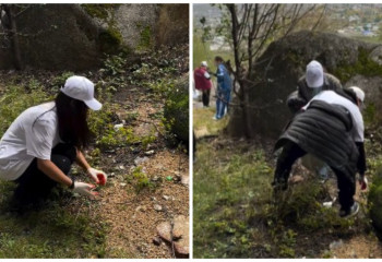 Қарағанды жастары Қарқаралы паркін қоқыстан тазартты