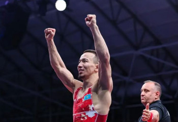 Тоқаев грек-рим күресінен әлем чемпионы Айдос Сұлтанғалиды құттықтады