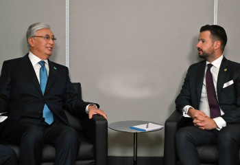 Tokayev holds meeting with  President of Montenegro