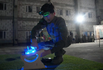 Гонка будущего: силовые структуры Казахстана соревновались на FPV-дронах