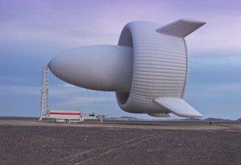 Крупнейшую в мире воздушную ветряную турбину соорудили в Китае