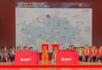 Қазақстандағы тұңғыш британдық ЖОО алғашқы түлектеріне диплом табыстады