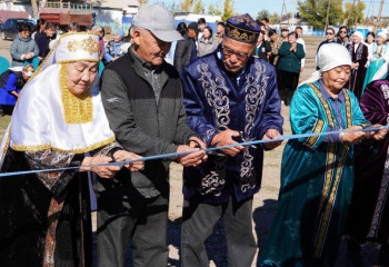«Таза Қазақстан» аясында Абай облысындағы үздік ауылда саябақ ашылды