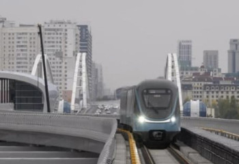 LRT test operation launched in Astana