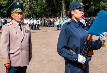 ІІМ академиясының 300 курсанты ант қабылдады