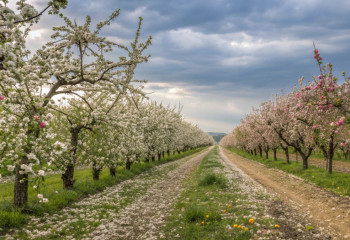 Площади садов алматинского апорта вырастут до 110 га к 2027 году