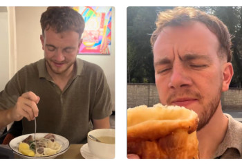 Британец в Алматы был шокирован бешбармаком, самсой и красотой тенге