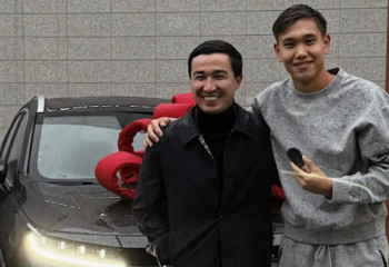 Шерхану Калмурзе подарили автомобиль после матча с «Реал Мадридом»