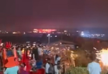 Қытайдағы дрондар шоуы өртпен аяқталды