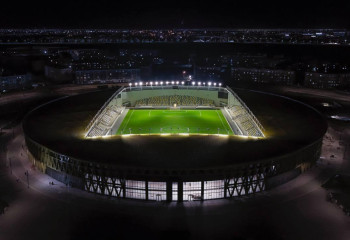 Елімізде УЕФА стандарты бойынша салынған үшінші стадион ашылды