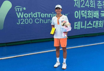 Жас теннисші Кореяда өткен турнирдің жеңімпазы атанды