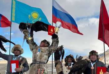 Абай облысының бүркітшісі Азия чемпионатында үшінші орын иеленді