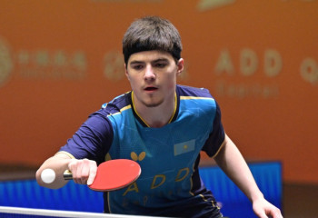 Үстел теннисі: Алан Құрманғалиев Қытайдағы турнирдің қола жүлдегері атанды