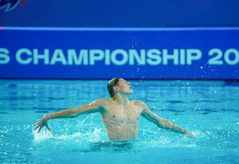 Виктор Друзин көркем жүзуден Азияның екі дүркін чемпионы атанды