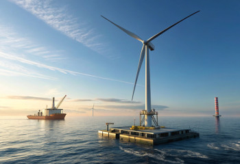 Китайский инженерный рекорд: ветряк размером с семь стадионов