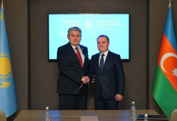 Kazakh FM holds series of bilateral meetings on sidelines of  OTS summit in Gabala
