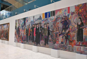 Ұлттық музейде Ерболат Төлепбайдың көрмесі өтіп жатыр