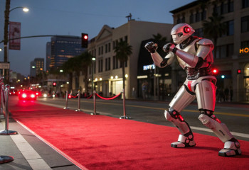 Робот Tesla устроил шуточный бой с Джаредом Лето на премьере «Трона: Арес»