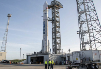 Blue Origin transports New Glenn booster to launch site ahead of Mars-bound mission