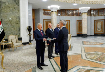Ambassador of Kazakhstan presented his credentials to President of Iraq