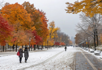 Первый снег в Павлодаре: дороги покрылись льдом, трассы частично перекрыты