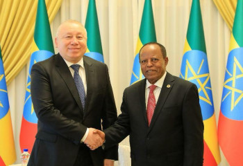 Kazakhstan's Ambassador presents credentials to  President of Ethiopia