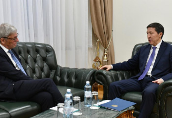 Meeting with Ambassador of Denmark held at Kazakh FM