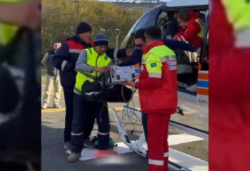 ТЖМ тікұшағы Павлодарға ауыр жағдайдағы нәрестені шұғыл жеткізді