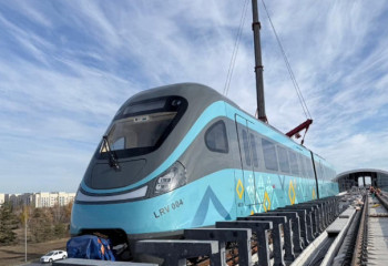 Астанада LRT-ның үшінші құрамы орнатылды